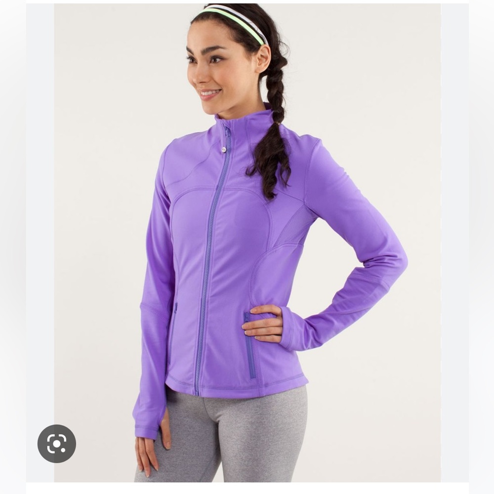 Lulu Lemon form jacket power purple M